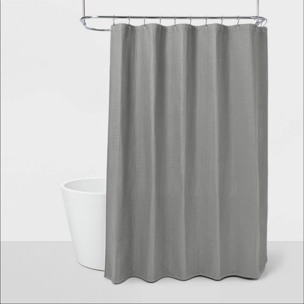 Threshold Waffle Shower Curtain